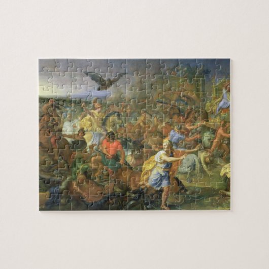 The Battle of Arbela (of Gaugamela) 331 BC, c.1673 Legpuzzel (Horizontaal)
