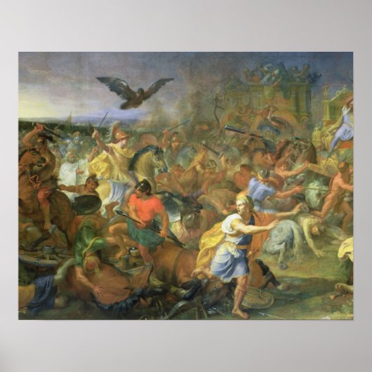 The Battle of Arbela (of Gaugamela) 331 BC, c.1673 Poster (Voorkant)