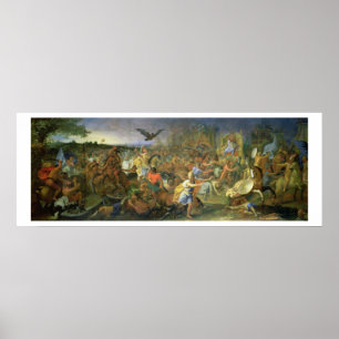 The Battle of Arbela (of Gaugamela) 331 BC, c.1673 Poster