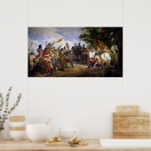 The Battle of Bouvines, 27 juli 1214, 1827 Poster (Keuken)