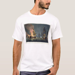 The Battle of Cabareta Point, 12 juli 1801, engr T-shirt