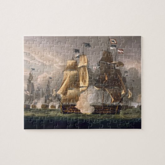The Battle of Cape St. Vincent, 14 februari 1797 Legpuzzel (Horizontaal)