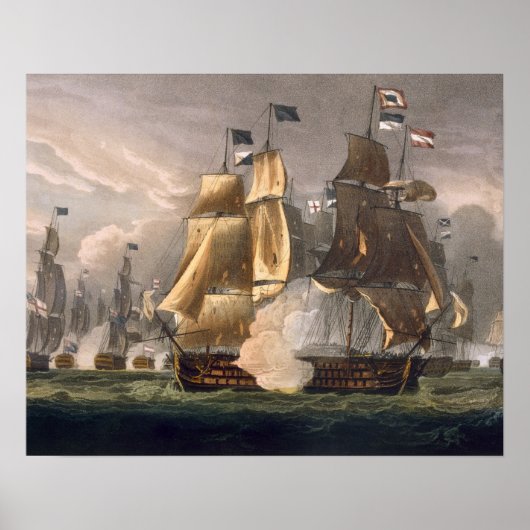 The Battle of Cape St. Vincent, 14 februari 1797 Poster (Voorkant)
