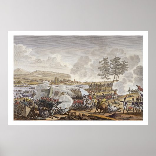 The Battle of Friedland, 14 juni 1807, gegraveerd Poster (Voorkant)