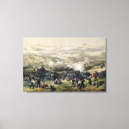 The Battle of Inkerman, 5 november 1854, 1855 Canvas Afdruk (Voorkant)
