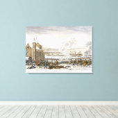 The Battle of Preussisch-Eylau, 9 februari 1807, e Canvas Afdruk (Insitu (Houten vloer))