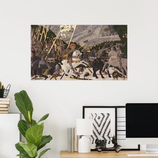 The Battle of San Romano, c.1438-40 Poster (Thuiskantoor)