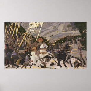 The Battle of San Romano, c.1438-40 Poster