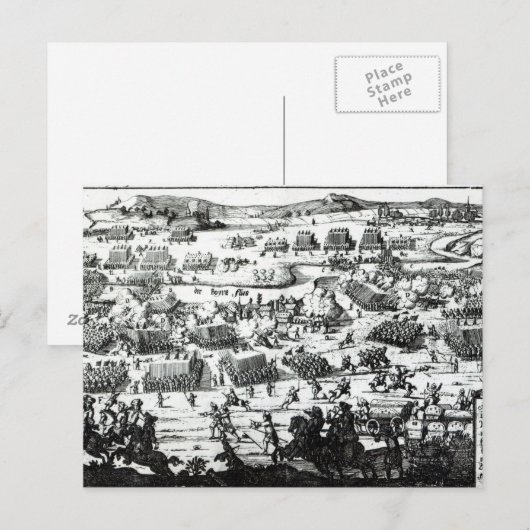 The Battle of the Boyne, c.1690 Briefkaart (Voorkant / Achterkant)