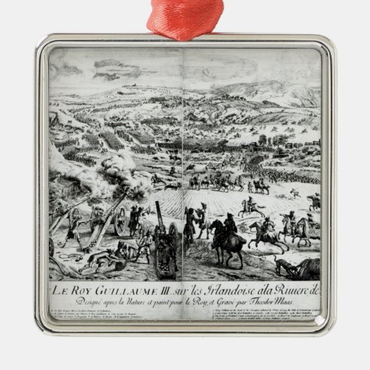 The Battle of the Boyne, c.1690 Metalen Ornament (Voorkant)