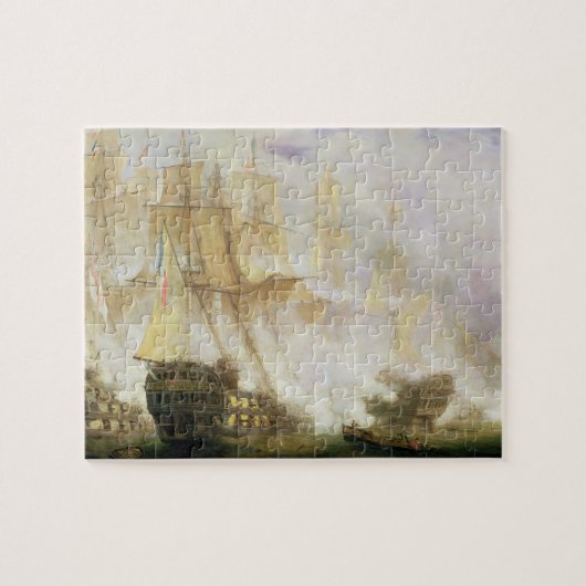 The Battle of Trafalgar, c.1841 (olie op canvas) Legpuzzel (Horizontaal)