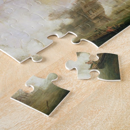 The Battle of Trafalgar, c.1841 (olie op canvas) Legpuzzel (Zijkant)