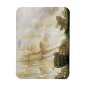 The Battle of Trafalgar, c.1841 (olie op canvas) Magneet (Verticaal)