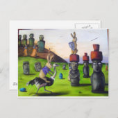 The_Battle_over_Easter_Island[1] Briefkaart (Voorkant / Achterkant)