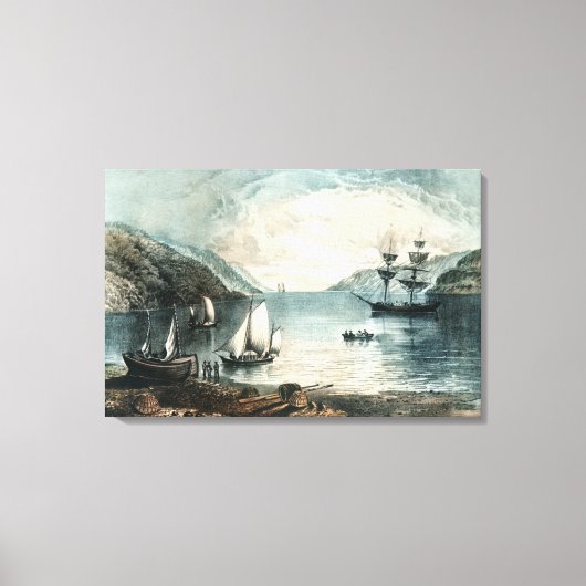 The Bay of Annapolis, c.1880 Canvas Afdruk (Voorkant)