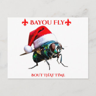 The Bayou Fly says Happy Holidays  Briefkaart