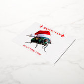 The Bayou Fly says Happy Holidays  Folie Feestdagen Briefkaart (Gedraaid)
