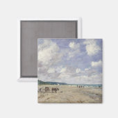 The Beach at Tourgeville, 1893 Magneet (Voorkant / Achterkant)
