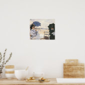 The Beach at Trouville, 1870 Claude Monet Poster (Keuken)