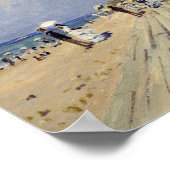 The Beach at Trouville - Claude Monet Poster (Hoek)