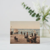The beach, Blankenberghe, België Briefkaart (Staand voorkant)