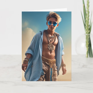 The Beach Boy Greetings Card Kaart
