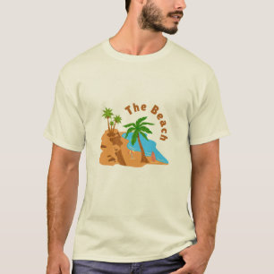 The Beach Classic Cream T-Shirt   Zomer Kust G