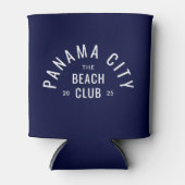 The Beach Club Deep Blue Persoonlijke Bestemming Blikjeskoeler (Voorkant)