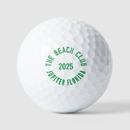 The Beach Club - Jupiter Florida - Custom Design Golfballen