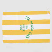 The Beach Club - Jupiter Florida - Custom Design Golfhanddoek (Horizontaal)