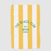 The Beach Club - Jupiter Florida - Custom Design Golfhanddoek (Voorkant)