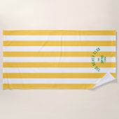 The Beach Club - Jupiter Florida - Custom Design Strandlaken (Voorkant)