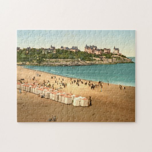 The Beach Dinard Frankrijk Legpuzzel (Horizontaal)