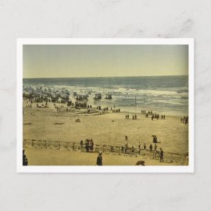 The Beach from the Casino, Ostend, Belgium Briefkaart