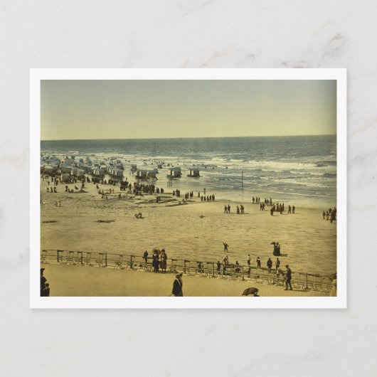 The Beach from the Casino, Ostend, Belgium Briefkaart (Voorkant)