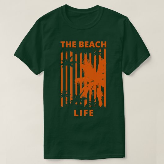 The Beach Life Zomertijd Fun Time Fun Summer Beach T-shirt (Design voorkant)