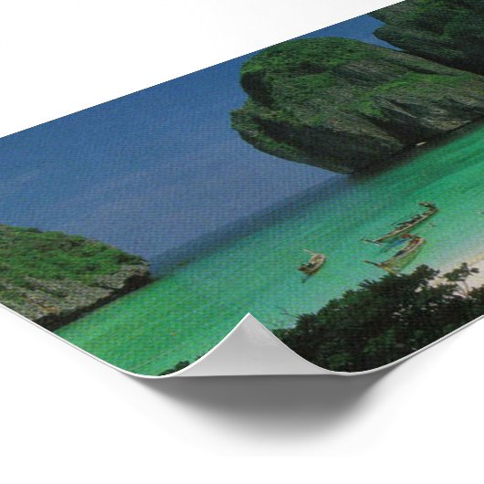 "The Beach" Thailand Poster (Hoek)