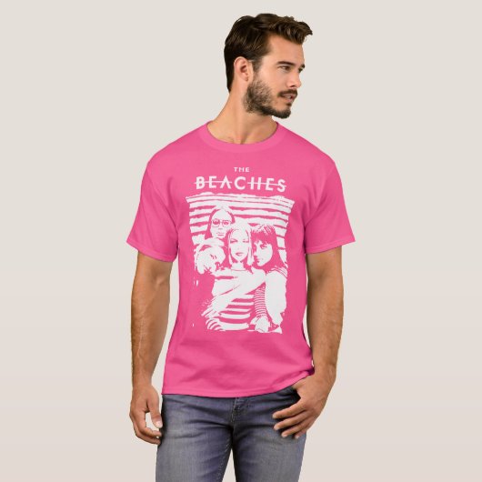 THE BEACHES BAND vintage T-shirt (Voorkant volledig)