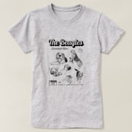 The Beagles grappig album liefde beagles hond T-Sh T-shirt