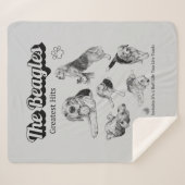 The Beagles grootste hits album cov Sherpa Blanket Sherpa Deken (Voorkant (horizontaal))