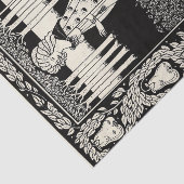 The Beale Isoud at Joyous Gard, Aubrey Beardsley Tissuepapier (Detail)