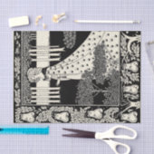 The Beale Isoud at Joyous Gard, Aubrey Beardsley Tissuepapier (Craft)