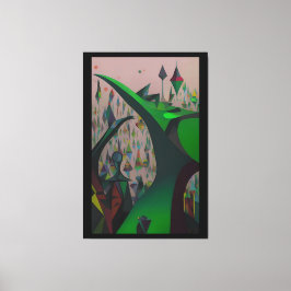 The Beanstalk beroemd gemaakt door Ken Gage Art Canvas Afdruk