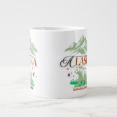 The Bear of Alaska – Adventure Coffee Mug Grote Koffiekop (Voorkant)