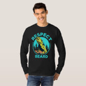 The Beard Bearded Dragon Pogona Lizard Bea T-shirt (Voorkant volledig)