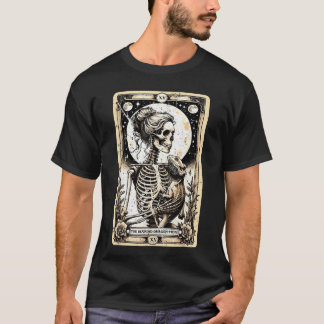 The Bearded Dragon Mom Skeletonarot Card Art Beard T-shirt