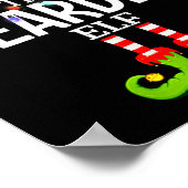 The Bearded Elf Christmas Matching Pajamas  Poster (Hoek)