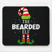 The Bearded Elf Christmas Pjs Matching Pajama Muismat (Voorkant)