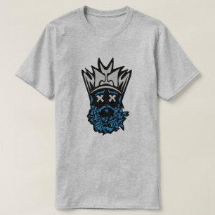 The Bearded King- Carolina Panthers Colorway T-shirt