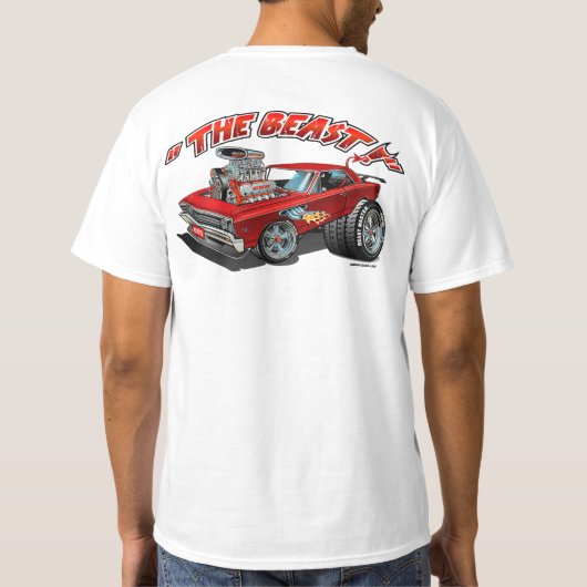The Beast 1967 Chevell T-shirt (Achterkant)